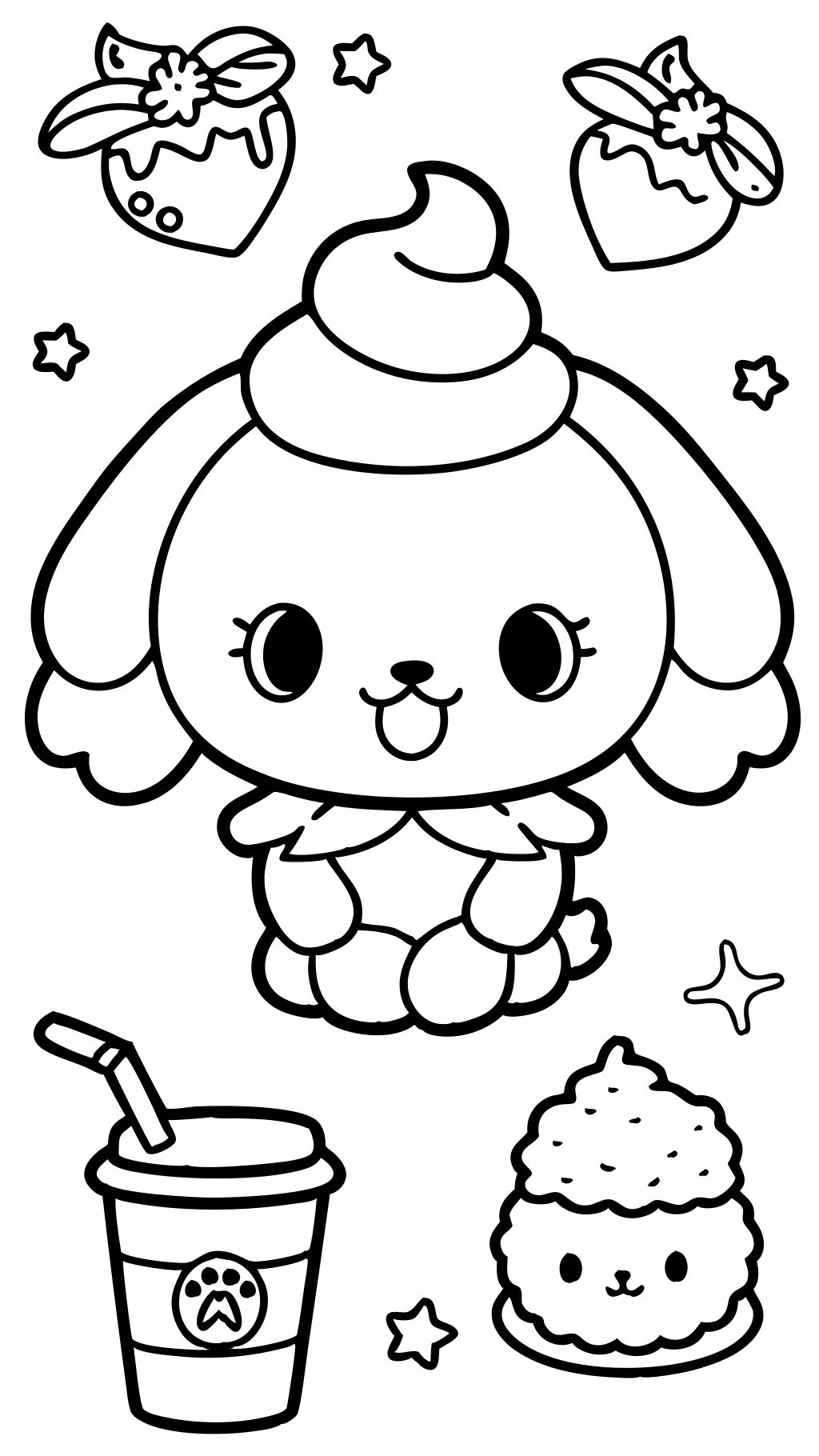 cinnamoroll coloring pages